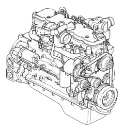 Isb 6.7 300. Двигатель cummins QSB 4.5. Двигатель Камминз QSB4.5. Cummins QSB4.5 топливная система. Cummins ISB 6.7 300 двигатель чертеж.